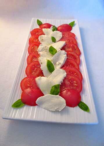 Salade Caprèse (tomates mozzarella)