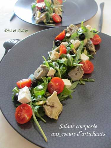 Salade composée aux coeurs d’artichauts