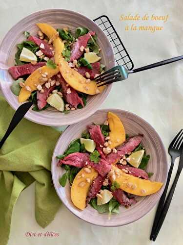 Salade de boeuf à la mangue