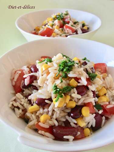 Salade de riz à la mexicaine