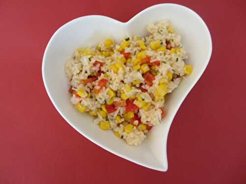 Salade de riz aux légumes