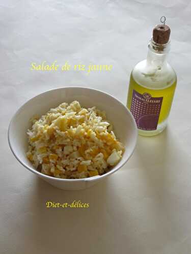 Salade de riz jaune
