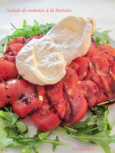 Salade de tomates à la burrata