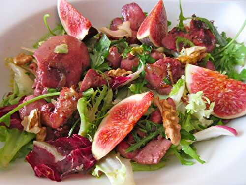 Salade festive aux figues