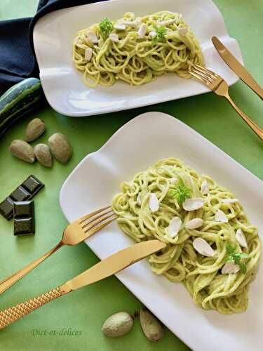 Sauce à la courgette et au comté pour pâtes