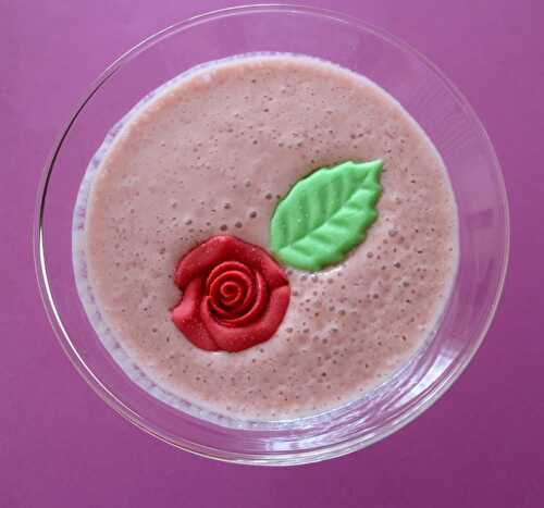 Smoothie litchi framboise