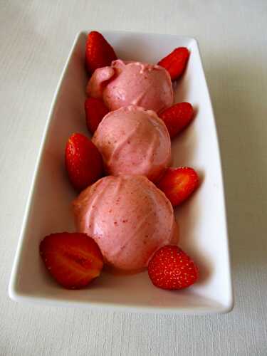 Sorbet à la fraise