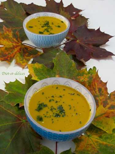 Soupe de citrouille aux saveurs asiatiques