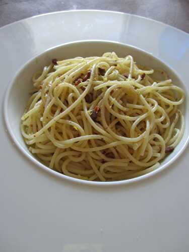 Spaghetti à la boutargue ou poutargue : Diet & Délices - Recettes dietétiques