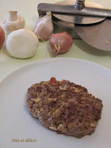 Steaks hachés aux champignons