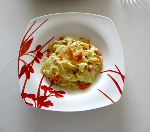 Tagliatelles au saumon