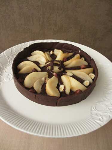 Tarte poires chocolat