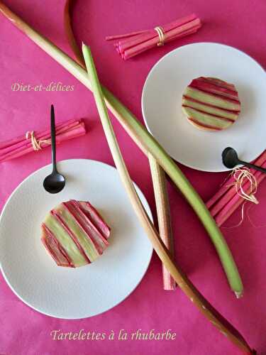 Tartelettes à la rhubarbe