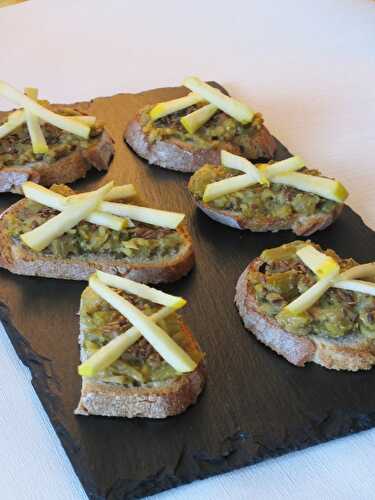 Tartines légères pour Femme au lin, pomme et avocat