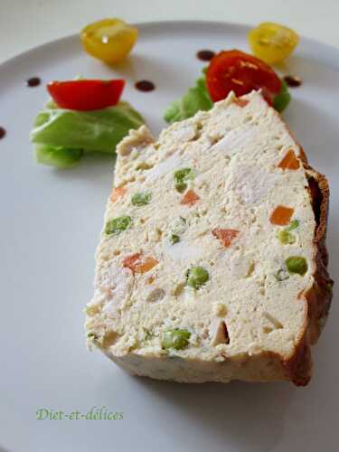 Terrine de poulet aux petits légumes