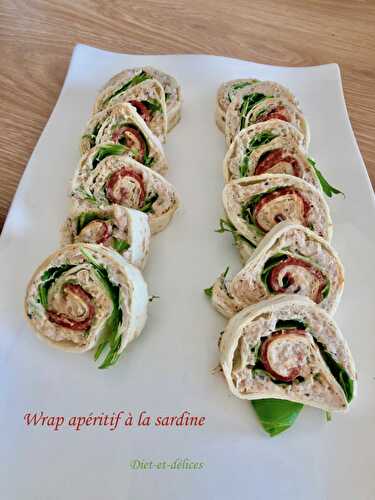 Wrap apéritif à la sardine : Diet & Délices - Recettes dietétiques