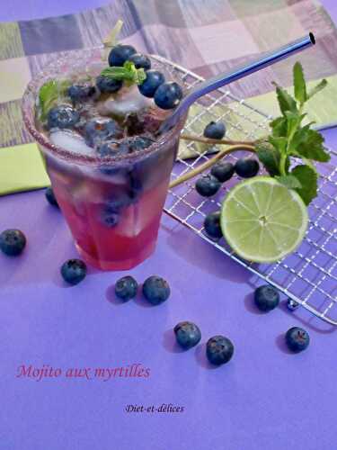 Mojito aux myrtilles