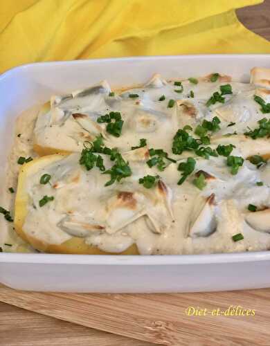 Courgettes farcies aux ravioles aux truffes blanches d’été