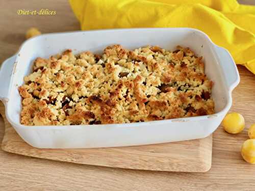 Crumble aux mirabelles