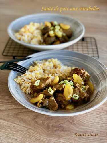 Sauté de porc aux mirabelles