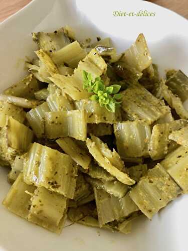 Côtes de blettes au pesto