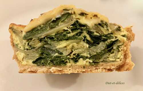 Quiches aux feuilles de blettes