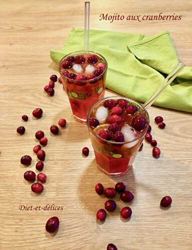 Mojito aux cranberries : Diet & Délices - Recettes dietétiques
