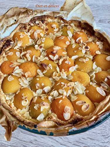 Tarte amandine aux abricots