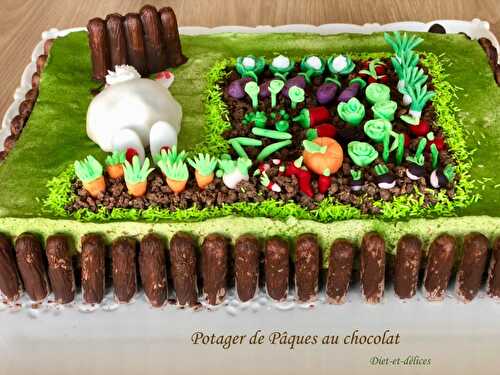 Potager de Pâques au chocolat