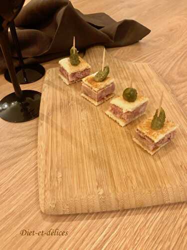 Toasts au pâté de campagne