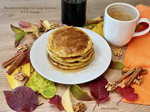Pancakes d’automne à la courge butternut et à la cannelle