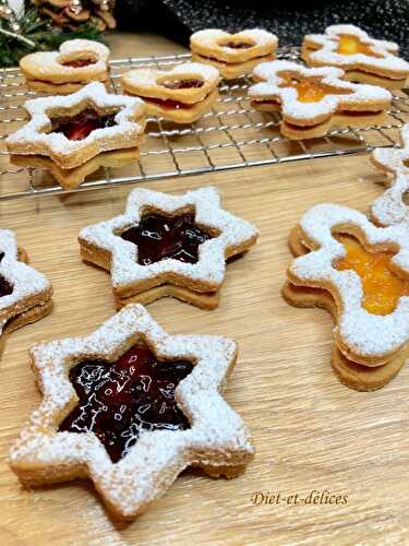 Biscuits de Noël à la confiture