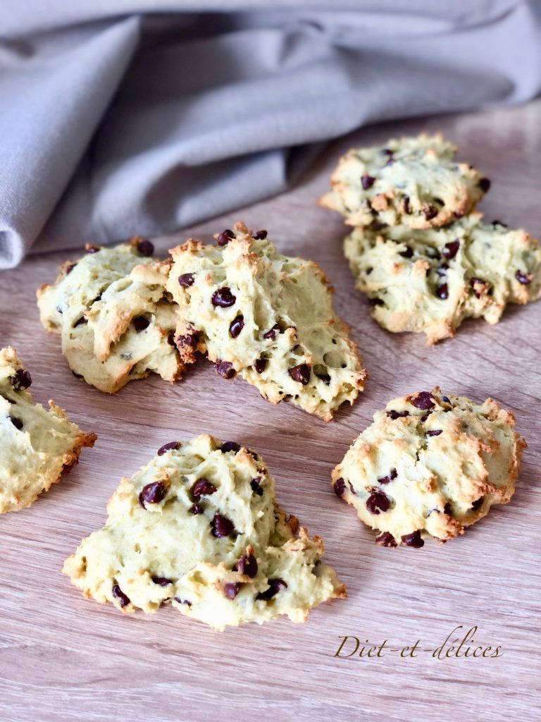 Cookies à l’avocat et aux pépites de chocolat (sans beurre)