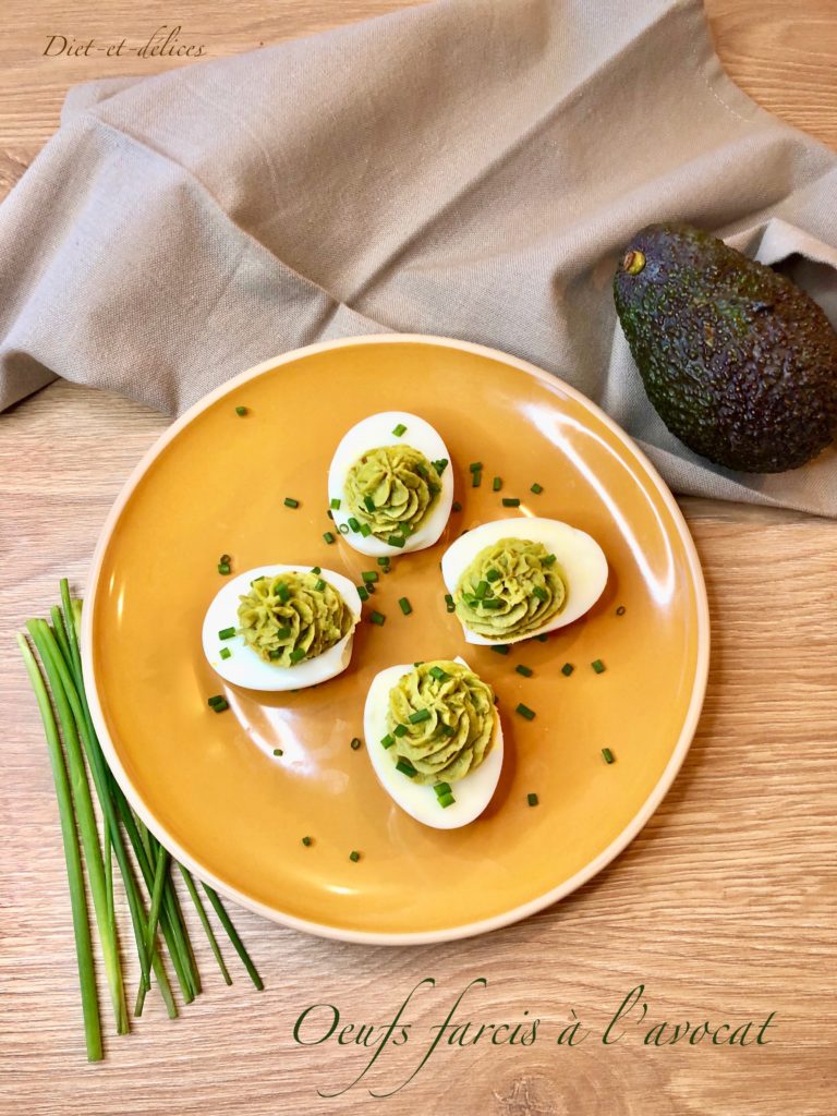 Oeufs farcis à l’avocat