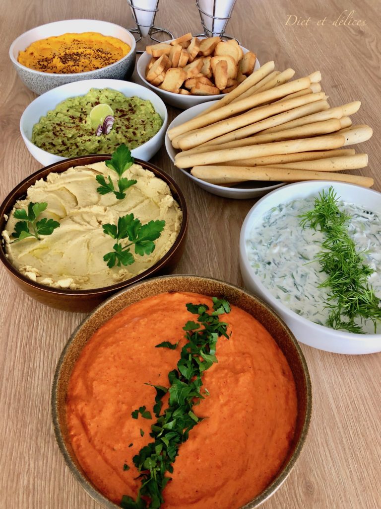 Tartinade aux poivrons rouges et chèvre frais