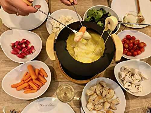 Fondue savoyarde au bouillon et aux petits légumes