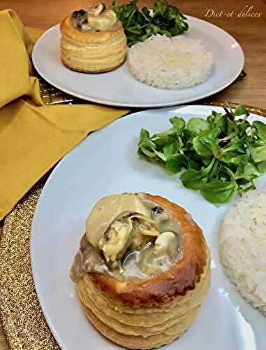 Bouchées aux moules et aux quenelles