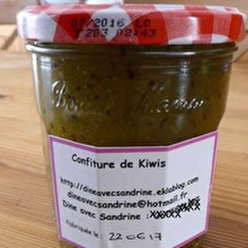 De la Confiture de Kiwis