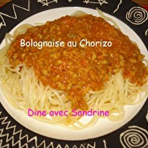 Des Bolognaises au Chorizo