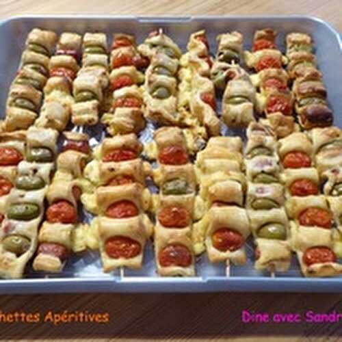 Des Brochettes apéritives