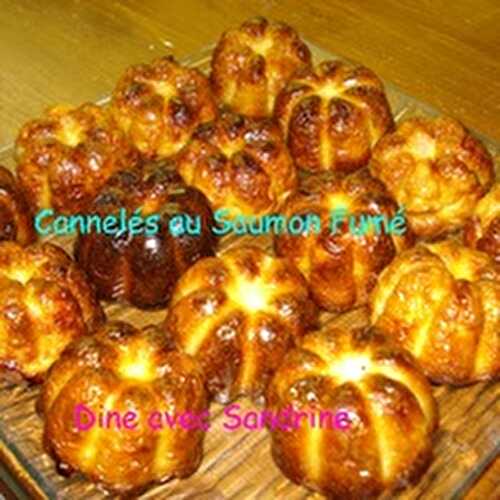 Des Cannelés au Saumon fumé