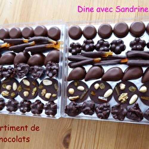 Des Chocolats Pralinés mini Gouttes, Noisette entière