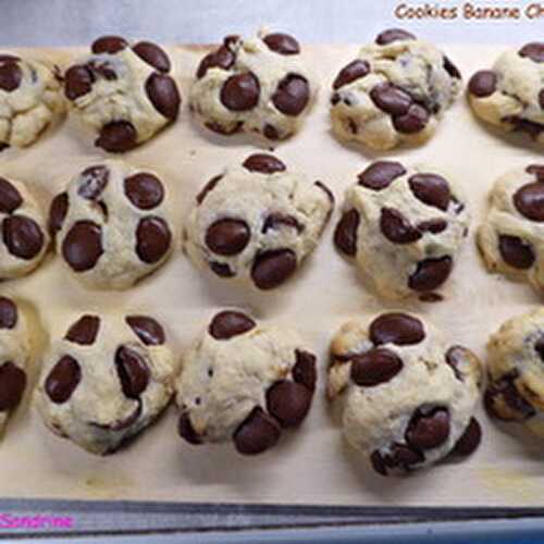 Des Cookies Bananes Chocolat