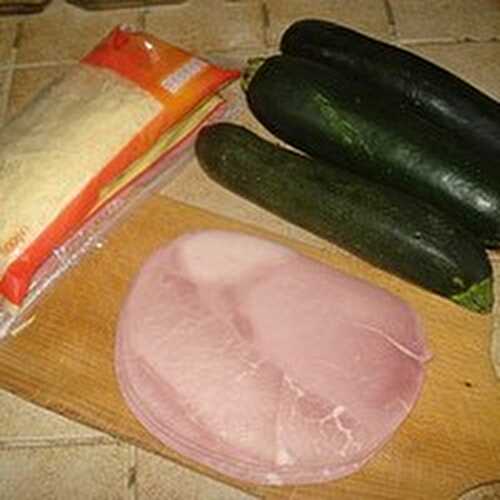 Des Courgettes au Jambon