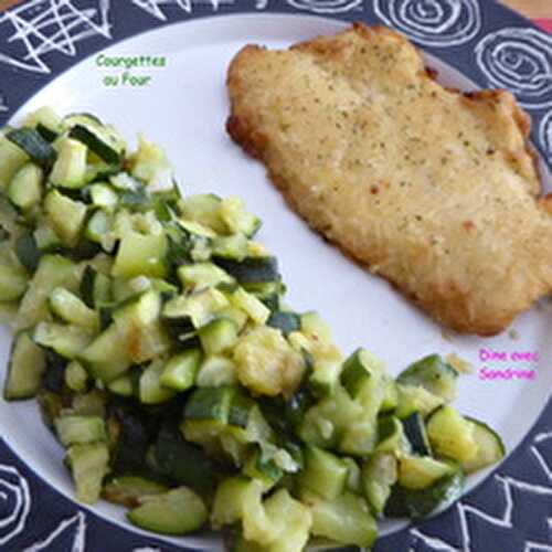 Des Courgettes fondantes au Four