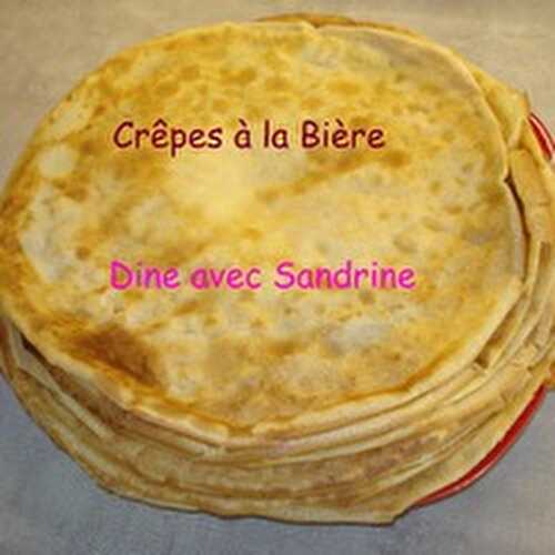 Des Crêpes à la bière