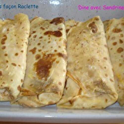 Des Crêpes façon Raclette