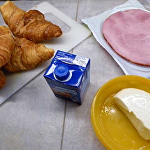 Des Croissants au Jambon