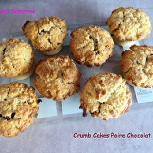 Des Crumb Cakes Poire Chocolat