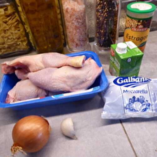 Des Cuisses de Poulet Gratinées